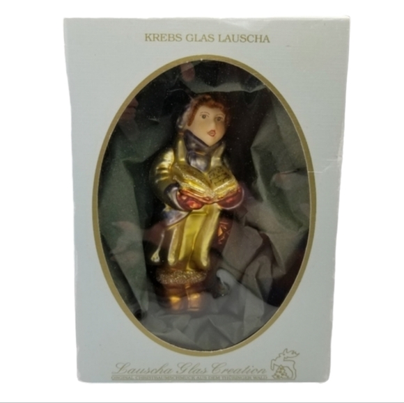 Vintage Hand Blown Glass Caroler Krebs Glas Lauscha Germany - Picture 2 of 13